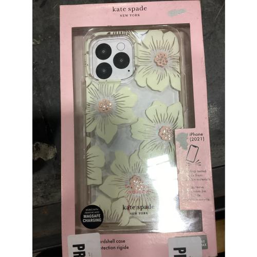 Kate Spade New York Apple iPhone 13 Pro Max/iPhone 12 Pro Max Protective Case - Hollyhock Floral