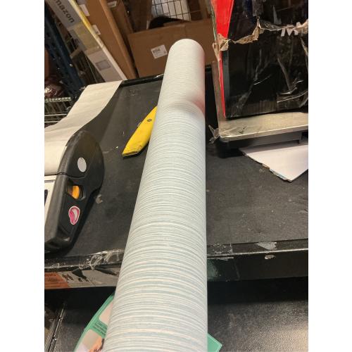 Haimin Grasscloth Wallpaper Textured 24in X 393in Fabric Contact Paper Light Blue Wall Paper Textured Linen Peel and Stick Self-Adhesive Thick Vinyl Embossed Film Wallpaper