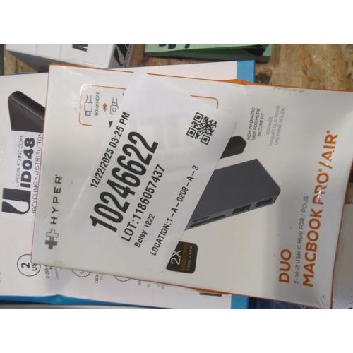 HyperDrive DUO HD28C-GRAY Docking Station - for Notebook/Tablet PC - 100 W - USB Type C - 6 x USB Ports - USB Type-C - HDMI - Wired