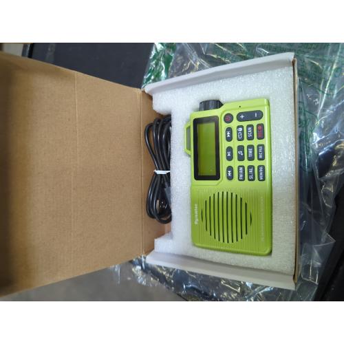 (Yellow Green) Portable AM/FM Radio, Digital Radio Recorder, Bluetooth 5.0 Speaker, Alarm & Sleep Function, 12/24H Time Display
