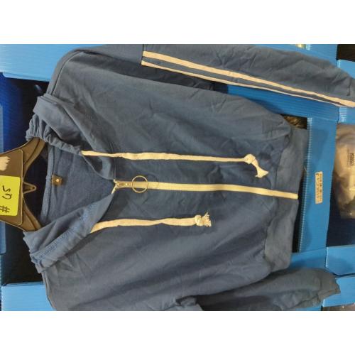size Medium -Women's Casual Long Sleeve Cropped Top Hoodie Drawstring Workout Sweatshirts