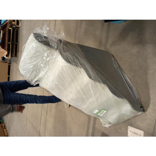 EHEYCIGA Curved Dog Stairs Ramp for High Beds, 5-Step Extra Wide Dog Steps for Small Dogs and Cats, Pet Stairs for High Bed Climbing, Non-Slip Balanced Pet Step Indoor, Light Grey