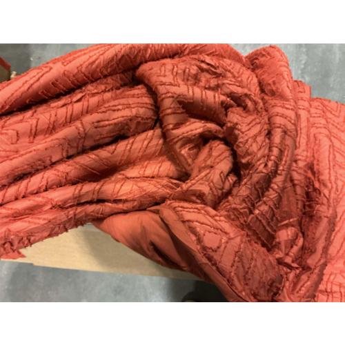 Andency Burnt Orange Super King Size120 x 120  Comforter, Boho Terracotta Soft Warm Bedding Comforter Sets for King Bed, 3 Pieces Rust Chevron Tufted Aesthetic Microfiber Lightweight Comforter Set