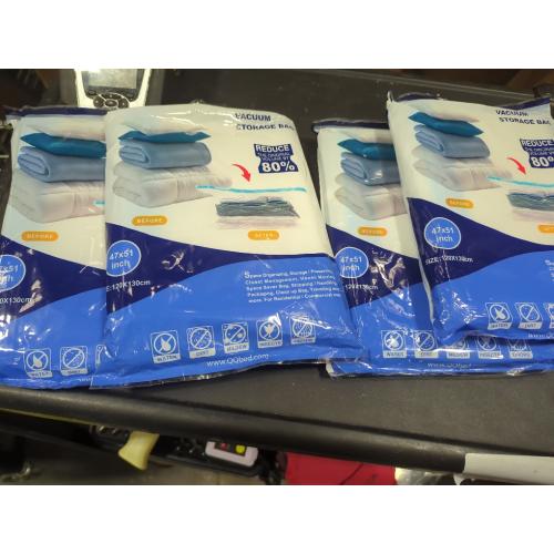 Pack of 4 Size 51x47 Super Jumbo Size 51X47 Vacuum Storage Bags for Storage Organization