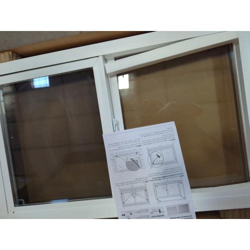 31.75 in. x 19.75 in. Left-Hand Single Sliding Vinyl Window with Dual Pane Insulated Glass - White