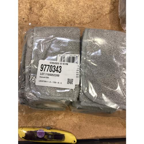 Haven Turkish Cotton Washcloth in Harbor Mist Grey Pack of 6