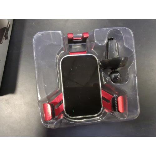 Car Phone Mount for Smart 451 453, 360° Rotation Phone Holder with Anti-Shake, One-Touch Release, One-Hand Operation, Widely Compatible with Smart 451 453phones,A Red