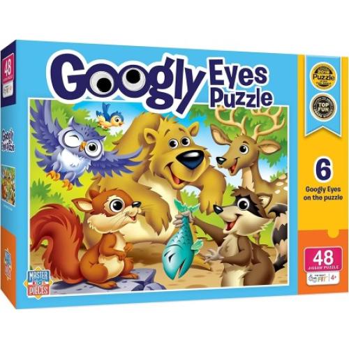 Googly Eyes - Woodland Animals 48 Piece Jigsaw Puzzle MasterPieces