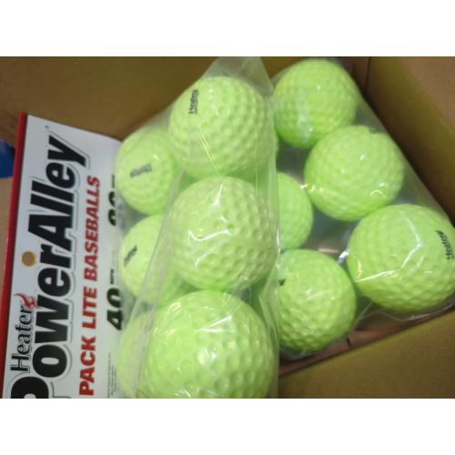 Heater Sports Power Alley 80 MPH (Sandlot 40 MPH) Soft Green Foam Balls - 1 Dozen, Lightweight, Accurate, and Long-Lasting, | Ideal for Batting and Fielding Practice for All Ages - HSG29