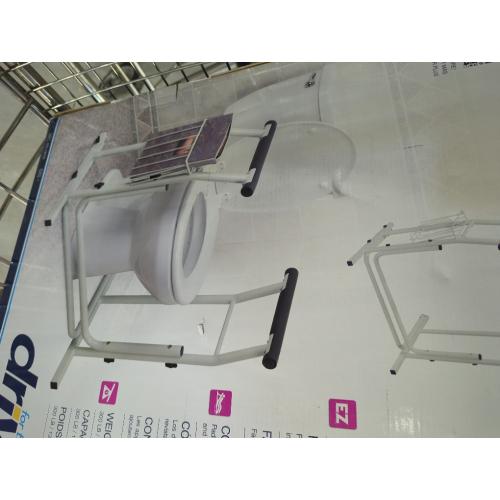 Beige Stand Alone Toilet Safety Rail