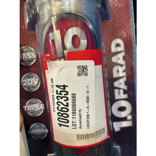 Metra Truconnex Utra-low ESR Capacitor 1.0 Farad 20V with Digital Meter