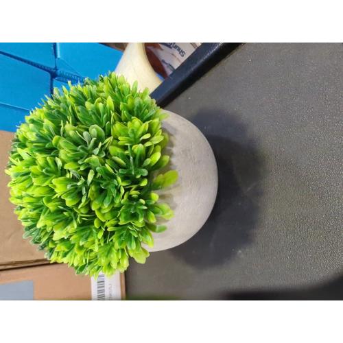 Bundle of 2 Velener Small Artificial Succulents Grass Desk Plant for Office, Fake Sage Plants for Shelf Decor, Mini Faux Plant Indoor, Masculine Home Decor, Coffee Table Decor, Bathroom Counter Decor in Pot