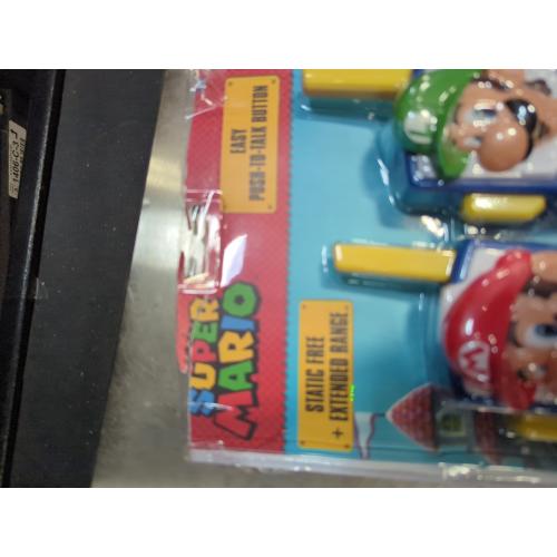 Super Mario Bros Walkie Talkies Kids Toys, Two Way Static Free 2 Way Radios for Indoor or Outdoor Games, Great for Kids