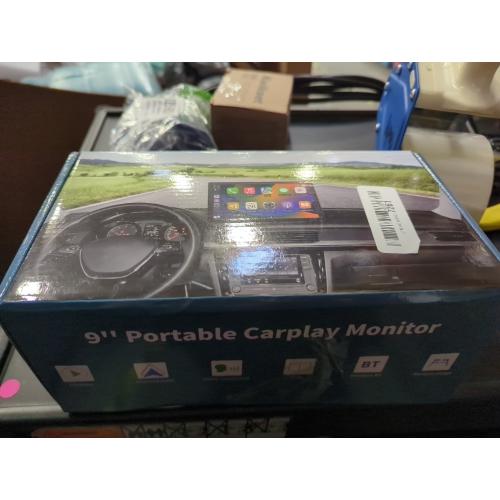 9 Portable CarPlay Screen for Car, CooCom UHD Car Stereo with Touch Screen with Apple CarPlay&Android Auto,4K Dash Cam,1080P Backup Camera,Mirror Link, Voice Control, Bluetooth 5.3,GPS,FM