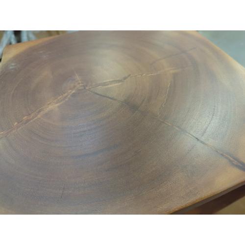 Steve Silver 12-in W x 18.25-in H Natural Brown Wood Modern End Table Fully Assembled