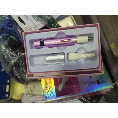 Yunmiss LED Display Eyebrow & Nose Hair Trimmer Clipper for Men Women,2026 Rechargeable 2 in 1 Painless Ear & Facial Hair Trimmer with Powerful Motor and Dual-Edge Blades Easy Cleansing (Purple)