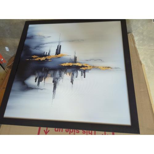 Black Frame City Picture 30 x 30