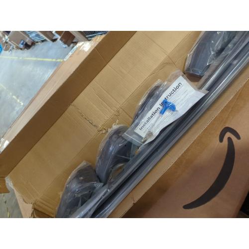 Roof Rack Cross Bars - Heavy Duty 52 Universal Kayak Roof Rack for SUVs & Cars, 200LB Capacity, Fits Raised Side Rails with Gap, 4 Anti-Theft Locks, Black (Pack of 2)