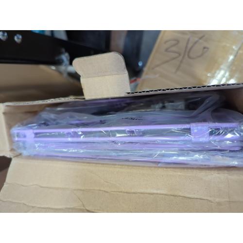 Purple gianotter 4-Tier Paper Organizer With Magazine Holder, Desk Organizers and Accessories, File Organizer for Office Supplies Storag (Purple)