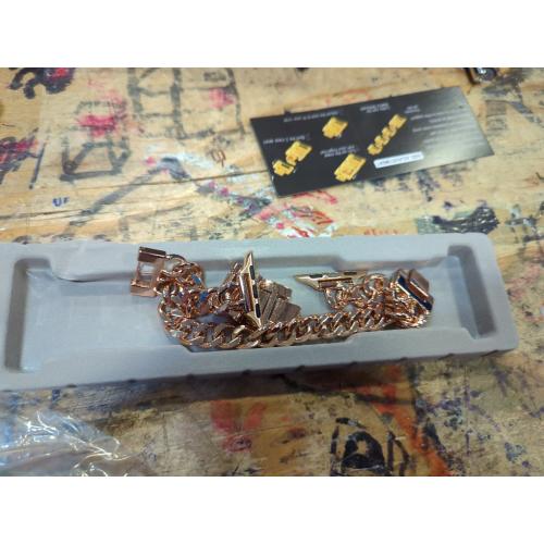 JR.DM Rose Gold Watch Bands for Women Compatible with Apple Watch Band 38mm 40mm 41mm 42mm (S10) Adjustment Metal Band Cowboy Steel Chain Bracelet for iWatch Series 9/8/7/6/5/4/3/2/1/SE/Ultra (No Case)