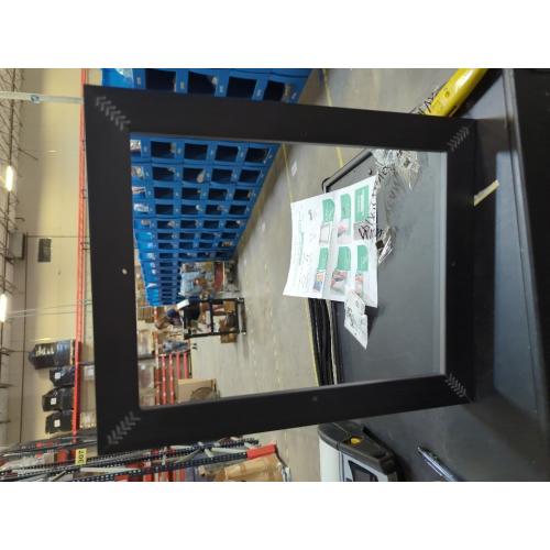 Americanflat 8x10 Canvas Floating Frame with Adhesive Strips Included - Vertical and Horizontal Floating Frame for Artwork - Canvas Frames for Wall Display - Black