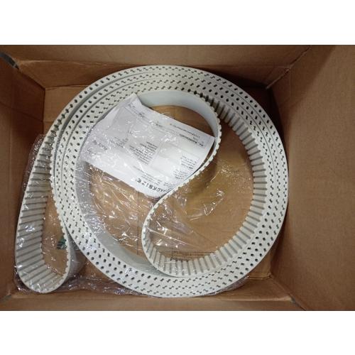 Generic T5 Timing Belt, Width 15mm, Pitch 5mm, 2 Meters (6.6ft) PU Polyurethane with Steel Core White Open Belt, T5 Synchronous Belt for 3D Printer, Lathe Belt Replacement