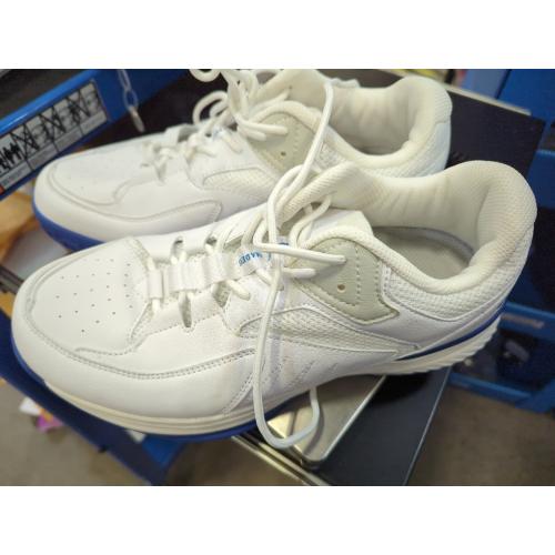 FitVille Men‘s Wide Pickleball Shoes All Court Tennis Shoes with Arch Support for Plantar Fasciitis