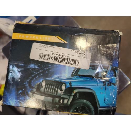 HMCYCI 7 Inch H6024 Round Headlight Sealed Beam Glass Housing   H4/9003 LED Headlight Bulbs,Interchange: H6024 6014 7 INCH Round 7inch 7in 178 mm 178mm PAR 56, Pack of 4