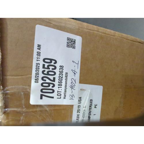 LED Tail Lights Taillights Assembly for 2019-2021 Toyota RAV4 Outer Left, Red Rear Brake Signal Plate Tail Lamp Replacement With Bulb and Harness 2020 19 20 21, Outer Left Driver Side