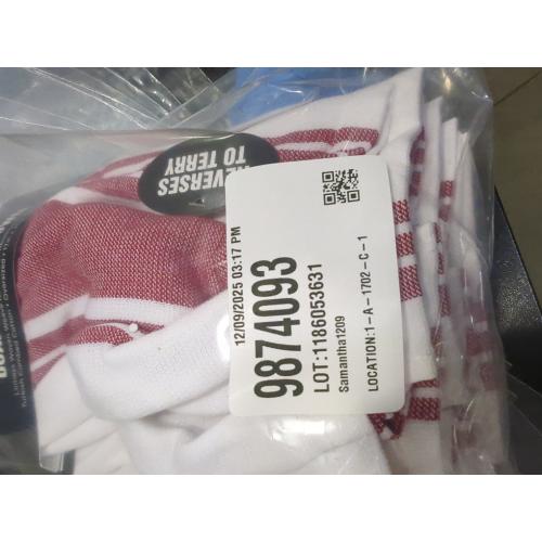 All-Clad Dual-Purpose Kitchen Towels: Highly Absorbent - 100% Cotton, 17x30 Dish Towels for Cleaning & Drying Dishes & Glassware, 3-Pack, Chili