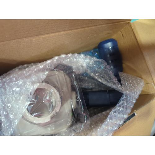 Color Blue Bubble Guns Automatic with Build-in Bubble Solution (4.4 oz), 3 Fans Drive 6X Lens Bubble Blower Machine, Cool Favors for Summer Ourtdoor Party Birthday Wedding Toy