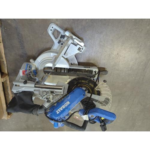 Kobalt Compact 10-in 15-Amp Dual Bevel Sliding Compound Corded Miter Saw