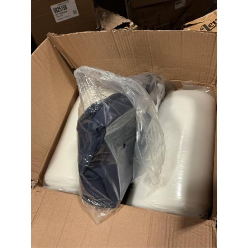 Outdoor Chair Cushions Set of 2 for Patio Furniture 22x22x4 Inch Waterproof Patio Chair Cushion 3 Year Color Fastness Square Elastic Foam Garden Sofa Couch Pads with Ties and Handle,Blue