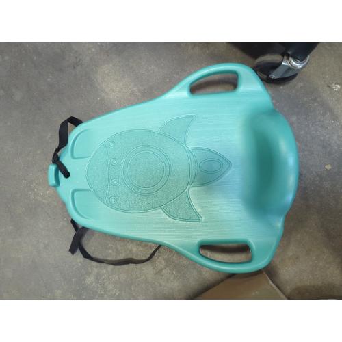 Scooter Board for Kids, Sitting Scooter with Silent Casters, Rocket-Shaped Gym Scooters, Kids Roller Board Sensory Toys, Children Indoor PE Scooters, Non-Slip Sitting More Safer,Green