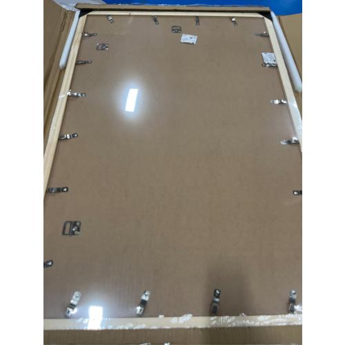 Wood 24x36 Poster Frame Gold, Ornate Natural 36x24in Picture Photo Frame, Modern Golden 24 x 36inch Gallery Wall Frame with HD Plexiglass, Horizontal Vertical Wall Mounting Display 1pcs