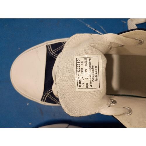 Adokoo Canvas Tennis Shoes for Women Low Top Casual White Black Sneakers for Women Lace Up Fashion Comfortable Walking Shoes