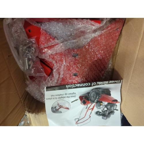 EARTHQUAKE Victory Rear Tine Tiller, Powerful 209cc 4-Cycle Viper Engine, Rugged Bronze Gear Transmission, Counter-Rotating Tines, Instant Reverse, Pneumatic Wheels, Model: 39381, Red/Black