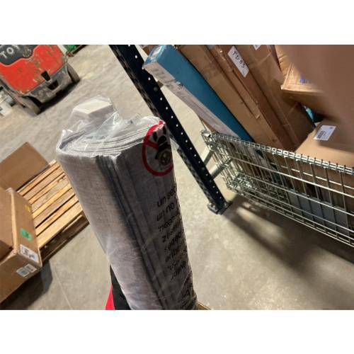 LazBlinds No Drill Roman Shades for Windows, Cordless Blackout Window Shades with UV Protection, Polyester Fabric for Bedroom & Living Room, 34 W x 64 H, Grey