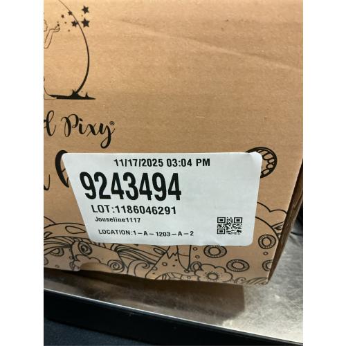 WILD PIXY Fairy Garden House - Glow in The Dark Fairy Cottage with Opening Door and Solar LED Light, Beautiful Miniature Garden Decoration for Indoor or Outdoor Fairy Gardens - 7.1 Fairy House