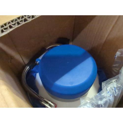 Size 3L Liquid Nitrogen Tank, Aluminum Alloy Cryogenic Container Liquid Nitrogen (LN2) Dewar, Semen Tank, Liquid Nitrogen Dewar with 6 Canisters & Carry Bag (3L)