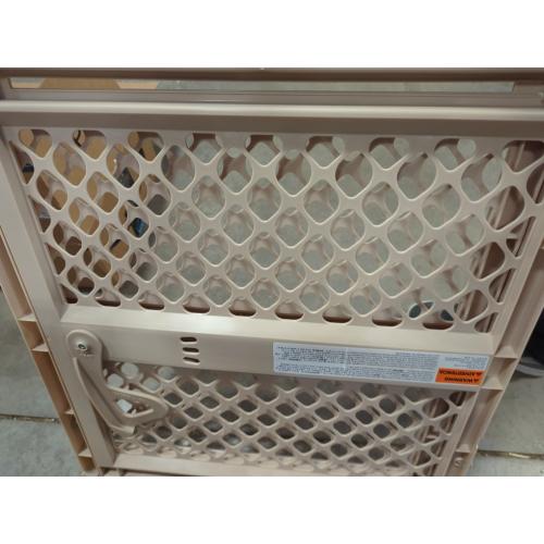 Toddleroo by North States - Supergate Ergo Baby Gate: Plastic Baby Gate for Stairs & Doorways - Adjustable Indoor Safety Gate - Made in USA - 26 to 42 Inches Wide - 26 Inches Tall - Sand