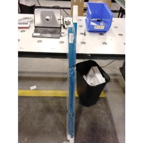 POOLWHALE Professional 12 Feet Blue Anodized Aluminum Telescopic Swimming Pool Pole,Adjustable 3 Piece Expandable Step-Up,for Skimmer Nets, Vacuum Heads and Brushes, Strong Grip & Lock