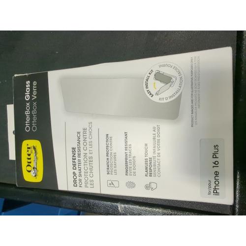 OtterBox iPhone 16Plus Max Glass Screen Protector