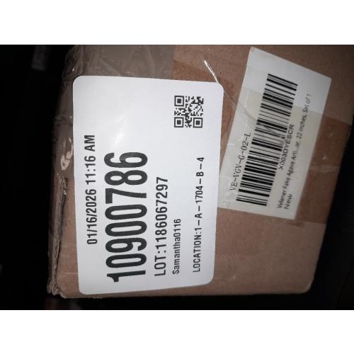 Velener Fake Agave Artificial Plant: Unpotted Fake Agave Plant for Room Decor, UV Resistant Faux Agave Plant for Outdoor/Indoor Decor, 22 inches, Set of 1