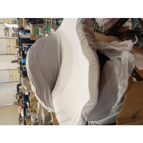 Gaming Chair Cover Set Stretchable Elastic Armrest Covers for Office and Gaming Chairs Soft Milk Silk Material Washable Protector for Home Office Use Light Gray