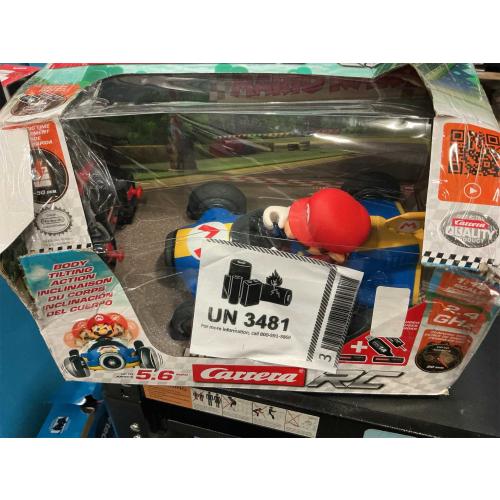 Carrera 181066 RC Official Licensed Kart Mach 8 Mario 1: 18 Scale 2.4 Ghz Remote Radio Control Car with Rechargeable Lifepo4 Battery - Kids Toys Boys/Girls