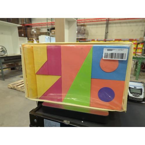 Set of 34 Large Foam Blocks for Toddlers - Stacking Soft Blocks for Kids with Shapes & Colors Learning - Construction Building Preschool Toys - Soft Toy for Daycare Toddlers 3-5 & Above