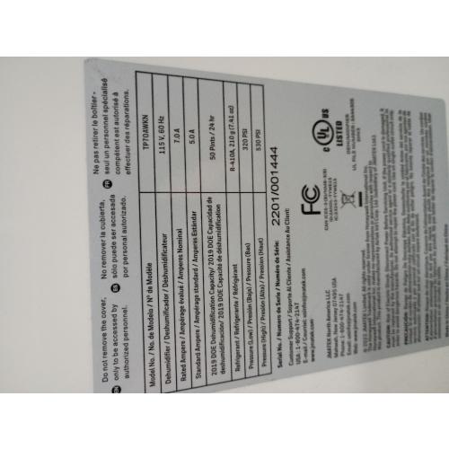 Honeywell Dehumidifier