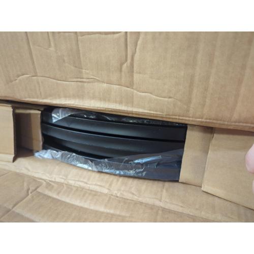 Size 80x36 Color Black Malier Metal Freestanding Dog Gates with Door, 36'' Height Outdoor Indoor Dog Fences, Extra Wide Foldable Puppy Gate for Stairs (Black, 【4 Panels with Door】 80''W × 36''H)