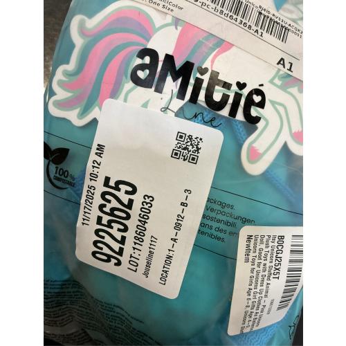 Unicorn Stuffed Animal - 23cm Pink Unicorn Plush Toys W/ Dress up Clothes - Ballerina Doll for Girls